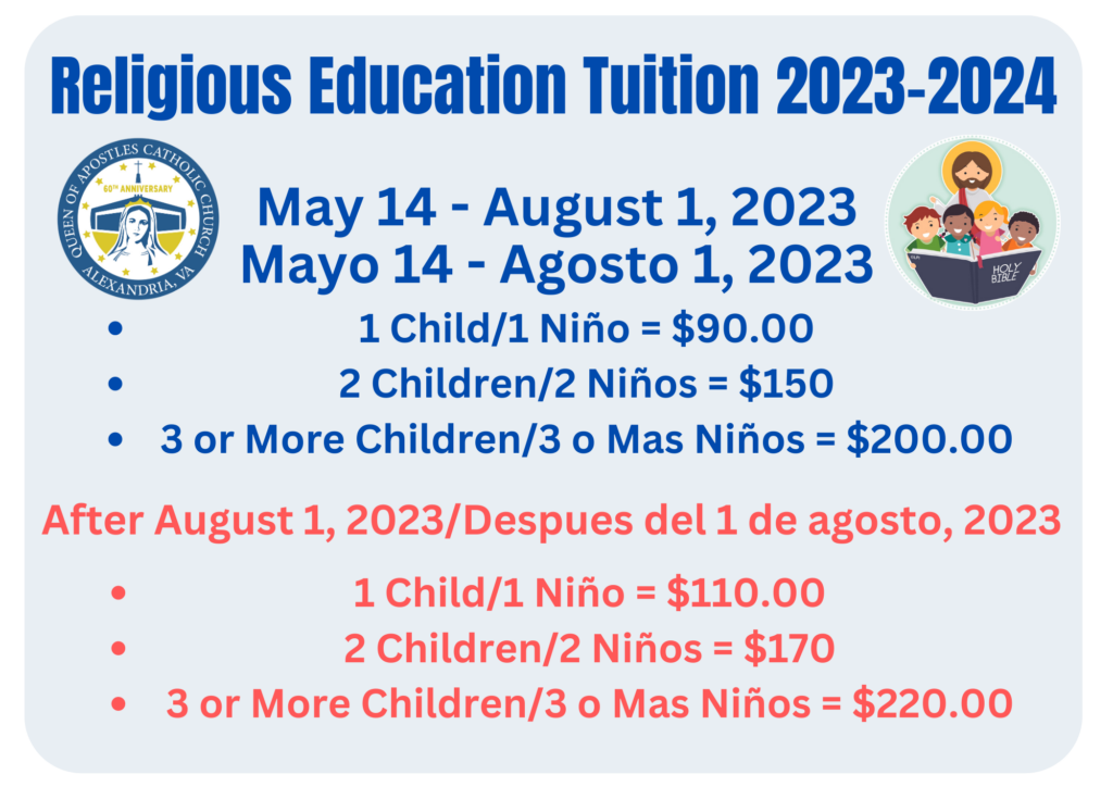 Religious Education | Queen of Apostles Catholic Church