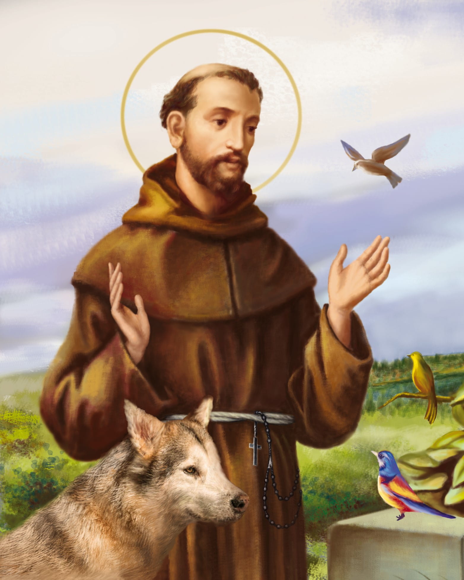 Catholic Saint Francis Of Assisi